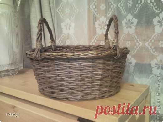 "Тазик" - ушат : покорение ситцевого плетения. | Страна Мастеров