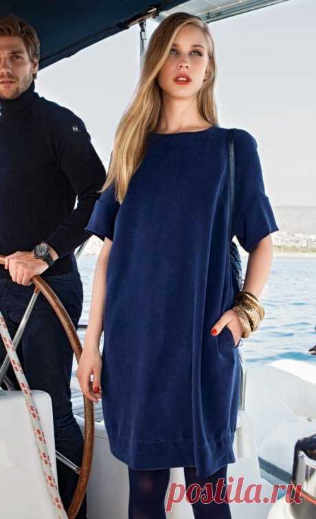 ВЫКРОЙКА:ПЛАТЬЕ-МЕШОК В СТИЛЕ CASUAL.Журнал Burda.