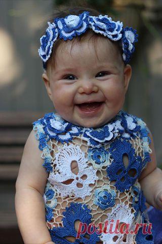Ирландское кружево для малышек.