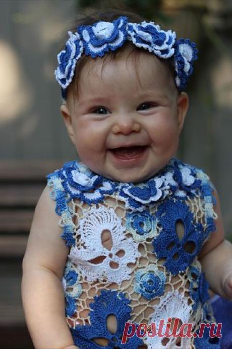 Ирландское кружево для малышек.