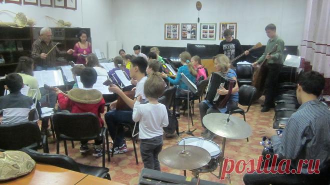 На репетиции  15.12.2013 г.