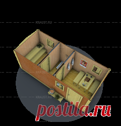 Модульное здание 3 удобных блока | Производство Краус | kraust.ru