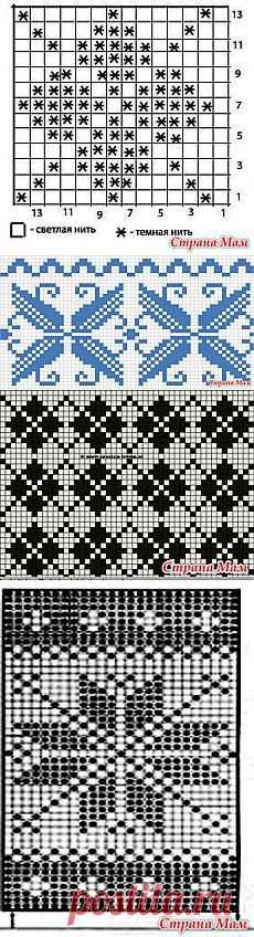 Жаккардовые узоры.: Дневник группы "Клуб рукоделия" - Страна Мам