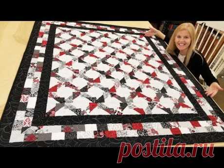 Introducing the (ALMOST) ZERO WASTE Jagged X's FREE Quilt Pattern!