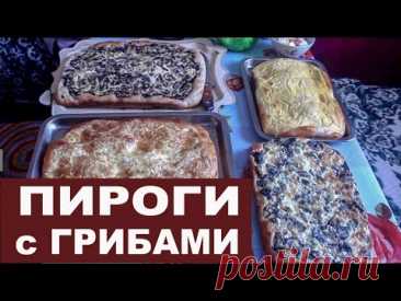 Пироги с грибами по-вологодски.