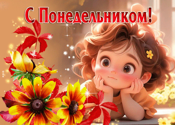 Вот и понедельник! Он чист как белый лист и полон надежд на всю неделю. Желаю, чтобы этот день задал хороший тон, стал плодотворным и радостным. С понедельником тебя!
