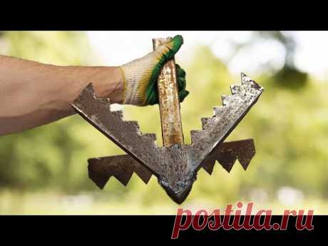 ЗУБАСТАЯ самоделка из уголка, Я в ШОКЕ но она реально работает!!!