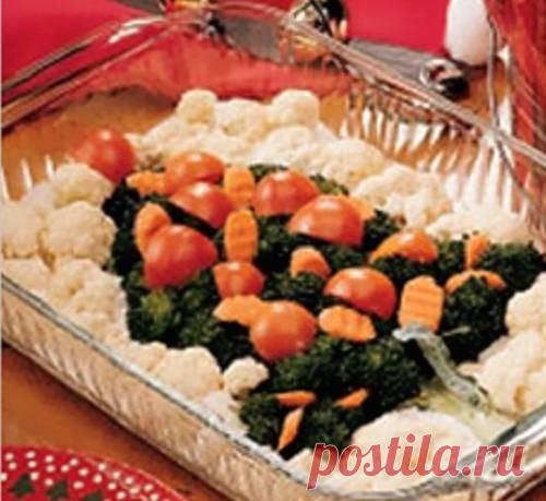 Hовогоднее ассорти из цветной капусты и кольраби - рецепт с фото