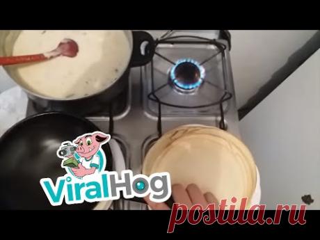 Super Cool Pancake Skillet || ViralHog