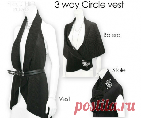 Красивые жилеты с примитивным кроем