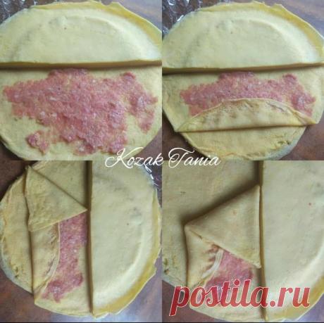 налисники з мясом