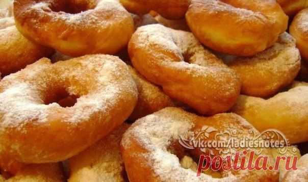 Воздушные пончики на кефире | Женский журнал