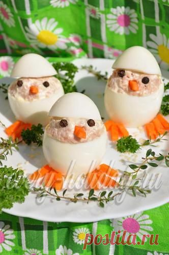 Закуска из яиц на Пасху