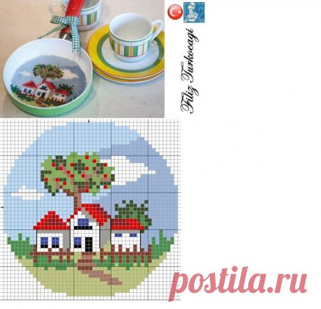 Яркие крестики от Филиз