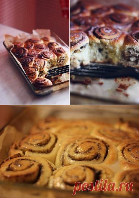 Как приготовить булочки синнабон с корицей - рецепт, ингридиенты и фотографии