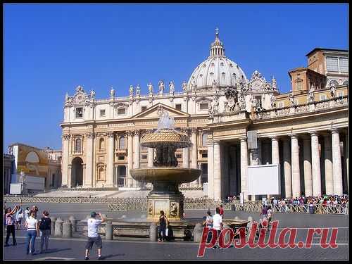 St. Peter's Basilica, Vatican. There has been a church on…
от imre.farago   |  Pinterest • Всемирный каталог идей