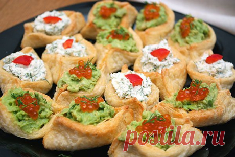 Тарталетки с начинкой, рецепт закуски в тарталетках. Foodclub