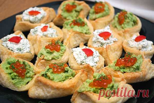Тарталетки с начинкой, рецепт закуски в тарталетках. Foodclub