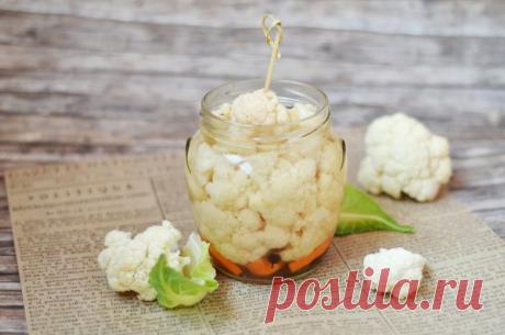 Маринованная цветная капуста на зиму
