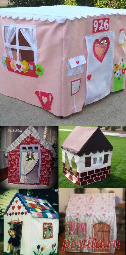 Детские домики из ткани | My Milady
