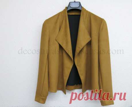 De costuras y otras cosas: CHAQUETA DE ANTELINA