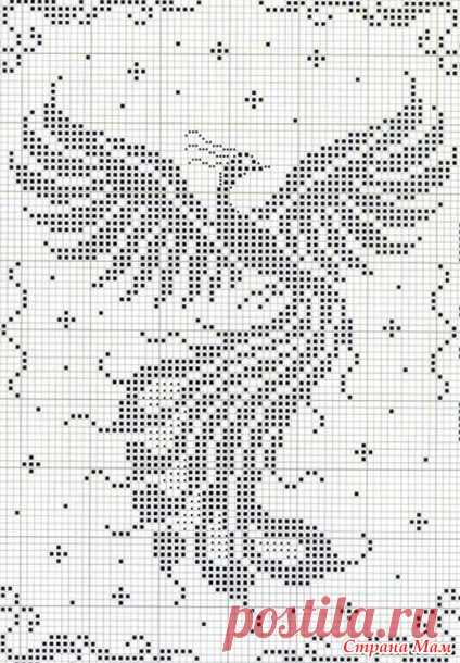 МК туник крючком филейным вязанием в стиле БОХО