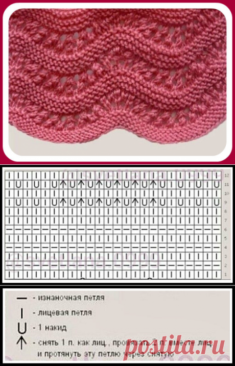 Вязание. Узоры для кругового вязания | 101секрет | Яндекс Дзен
