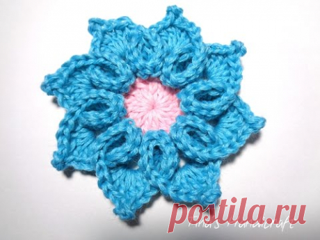 3d crochet flower No- 8