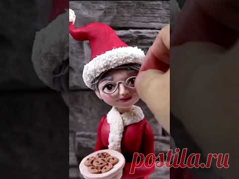 Mrs Santa Claus Cake Topper #shorts