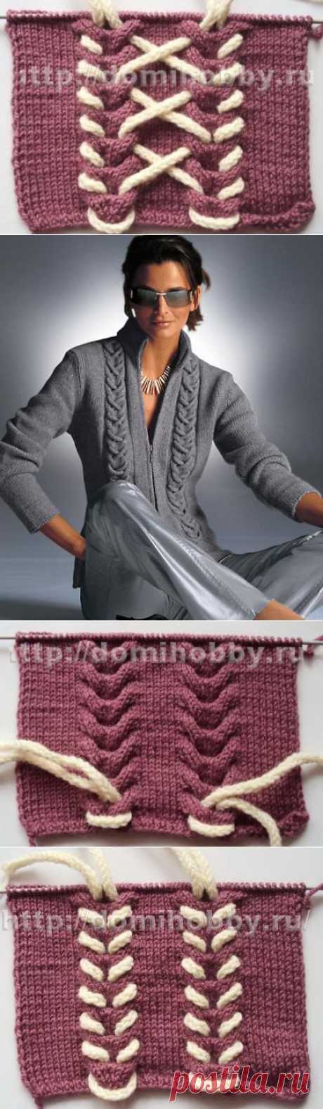 Вязание шнуров спицами. Декор одежды шнурами | Наш дом