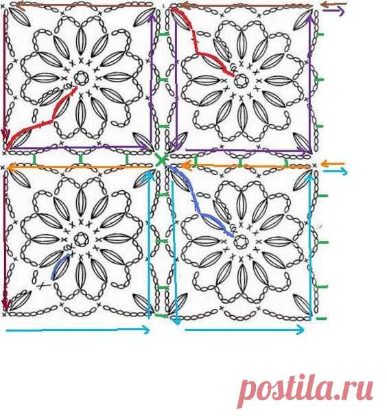 Схемы безотрывного вязания Новый, 8й сезон экспресс конкурса 