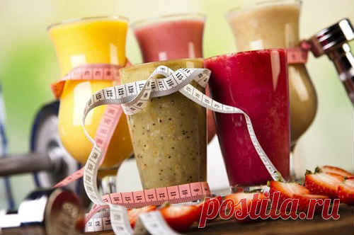 Коктейли для похудения в домашних условиях - рецепты