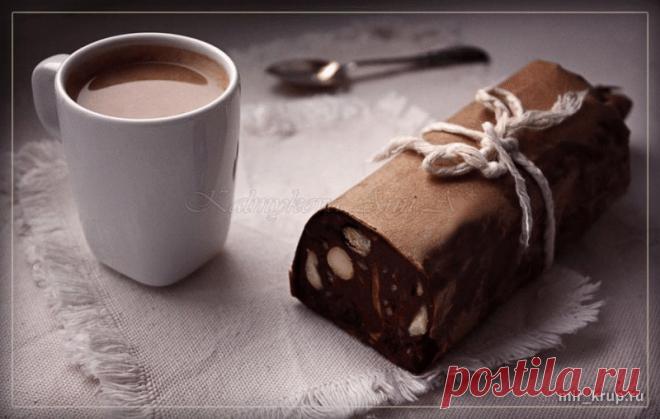 Шоколадно-нутовая колбаска