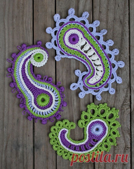 Paisley loop crochet pattern от CAROcreated на Etsy