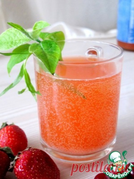 Клубничный квас - кулинарный рецепт