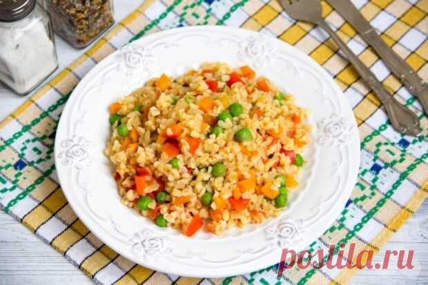 Булгур с овощами – простой и вкусный рецепт с фото (пошагово)