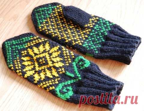 Желтая снежинка