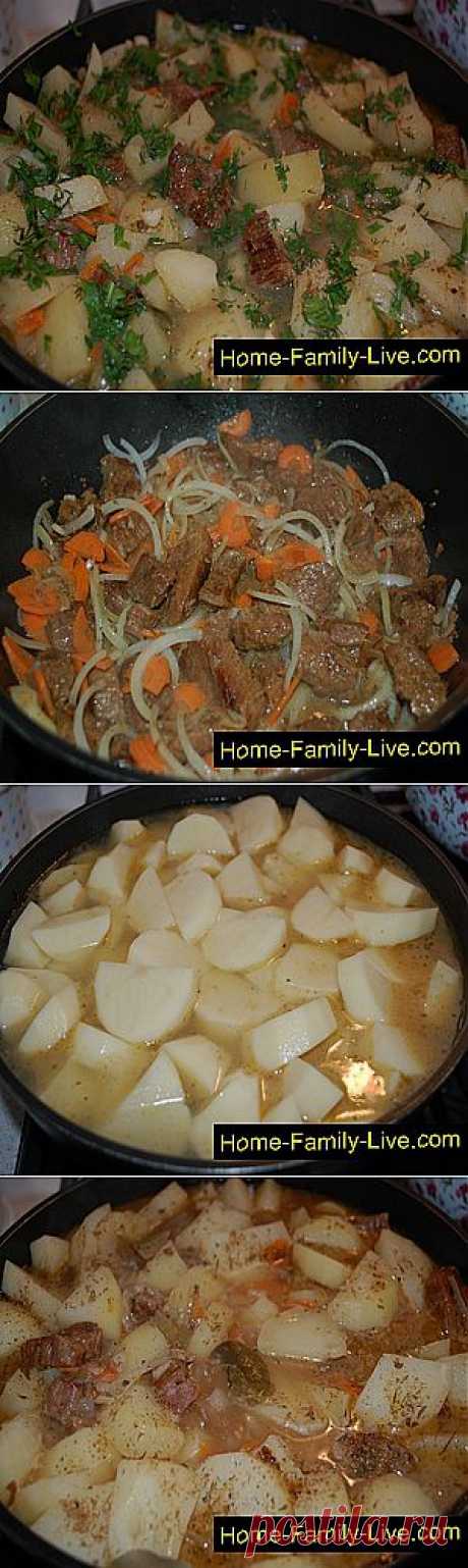 Кулинарные рецепты Картошка с мясом &amp;raquo; Кулинарные рецепты