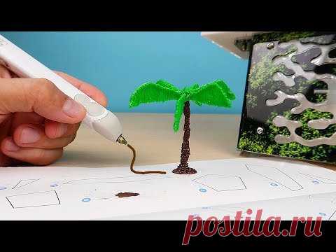 Моя новая 3Д ручка 3Doodler Create! Рисую декор для Формикария! Как живут мои муравьи. alex boyko