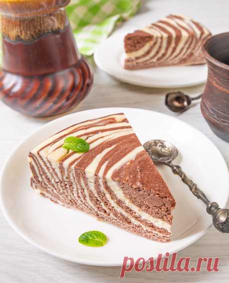 Творожник “Зебра” на Вкусном Блоге.