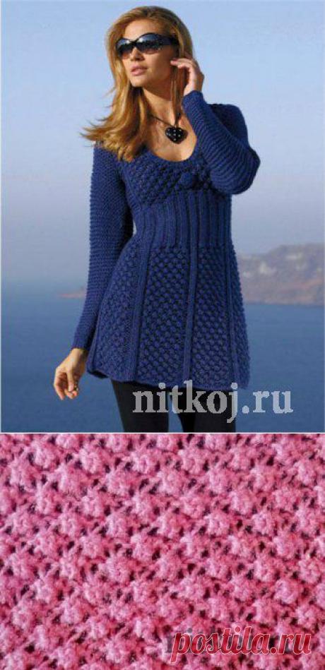 Платье спицами от Ребекки Тейлор » Ниткой - вязаные вещи для вашего дома, вязание крючком, вязание спицами, схемы вязания