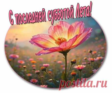 Картинка с последней субботой Лета