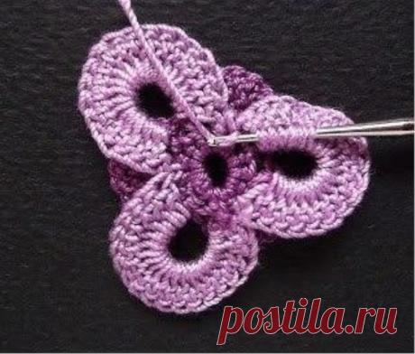 Crochet Bulk Flower Free Pattern
