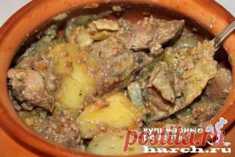 Куриная печень с картофелем в горшочке по-калачеевски | Харч.ру - рецепты для любителей вкусно поесть