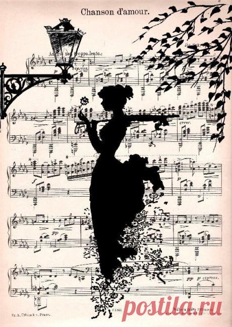 MUSIC RETRO 30 Print Poster Mixed Media Painting Wall Decor Illustration