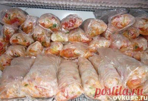 Заправка для супчиков, заморозка - Простые рецепты Овкусе.ру