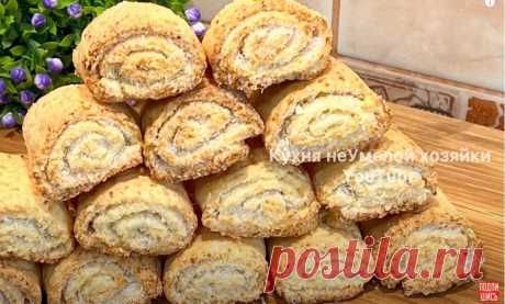 Лёгкий рецепт творожного печенья с начинкой