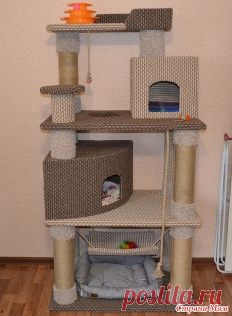 Котокомплекс своими руками, или как мы делали котодом для нашей сфинксы.. - Страна Мам