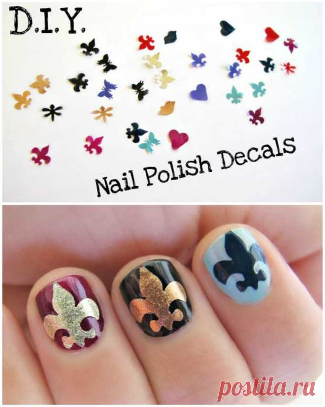 Наклейки на ногти (DIY) / Макияж/Маникюр / ВТОРАЯ УЛИЦА