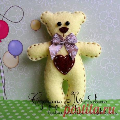 МК мишка из фетра